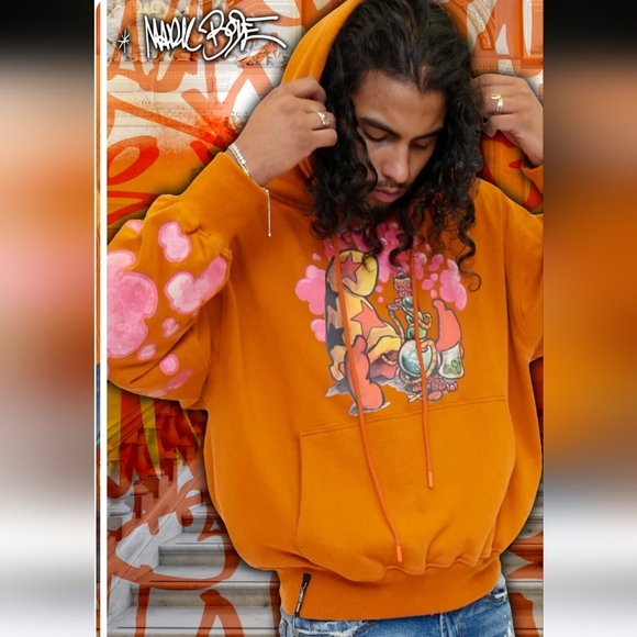 Mark Bode Cheech Stoned Rust Hoodie NWT Rare, Cartoon Artist - Picture 7 of 11